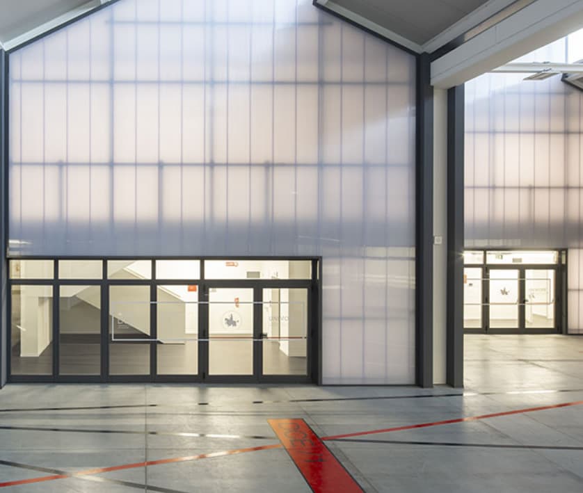 Sistemi in policarbonato alveolare